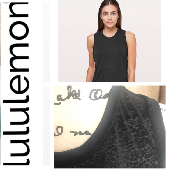 lululemon athletica Tops - NWT LULULEMON TIMELESS BLACK EMBELLISHED TANK.